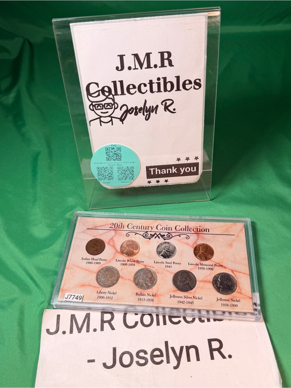 Vintage 20th Century Coin Collection | 8-Piece Penny & Nickel Set
